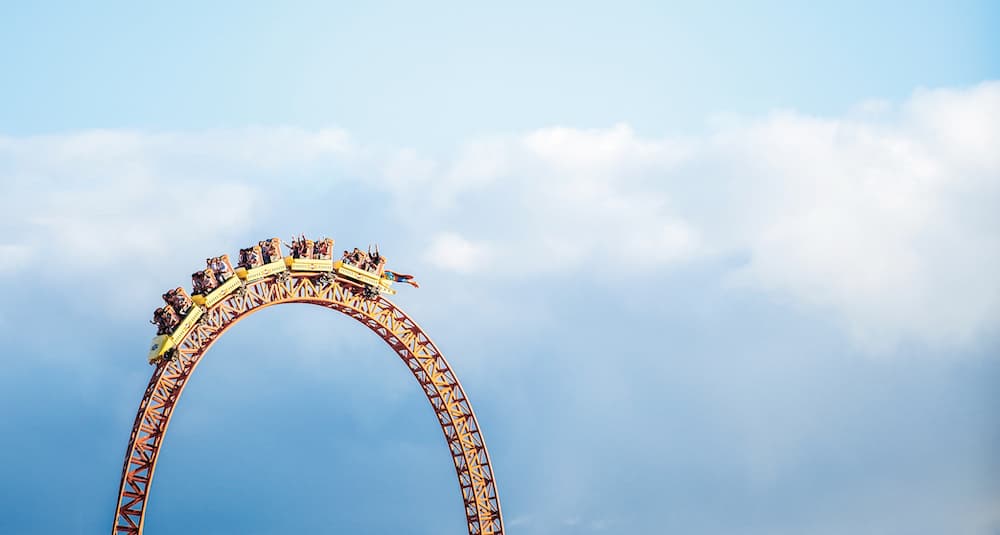 Movie World Gold Coast rollercoaster